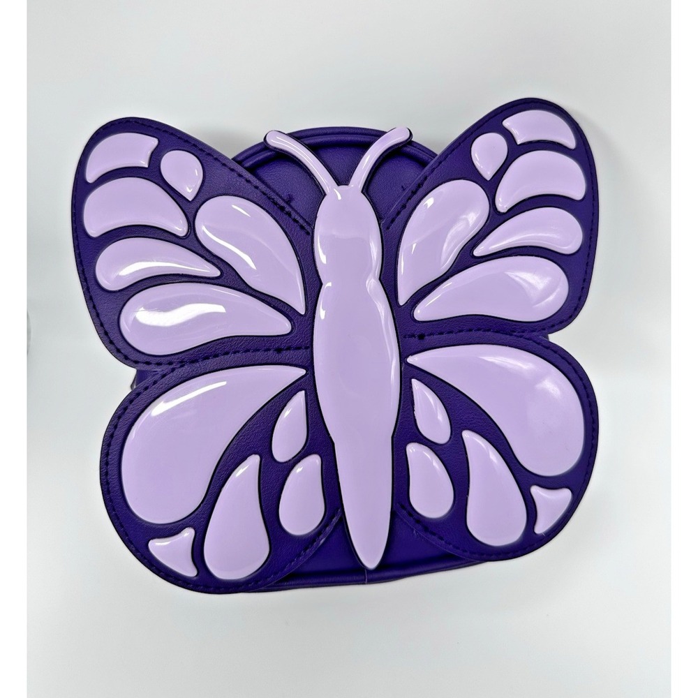 BaubleBar Kids Purple Butterfly Mini Backpack Girls Small Bag Lavender